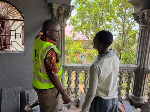 Site supervision by our CEO